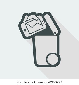 Separate waste collection icon