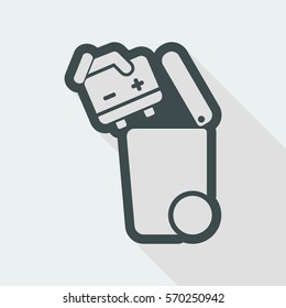 Separate waste collection icon