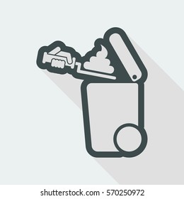 Separate waste collection icon
