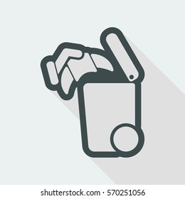 Separate waste collection icon