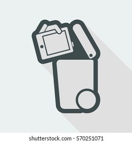 Separate waste collection icon