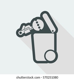 Separate waste collection icon