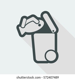 Separate waste collection icon