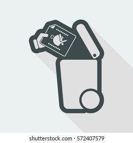 Separate waste collection icon