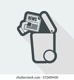 Separate waste collection icon