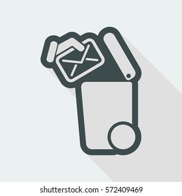 Separate waste collection icon