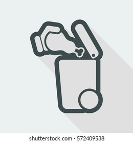 Separate waste collection icon