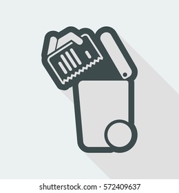 Separate waste collection icon