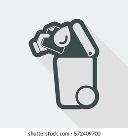 Separate waste collection icon