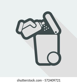 Separate waste collection icon