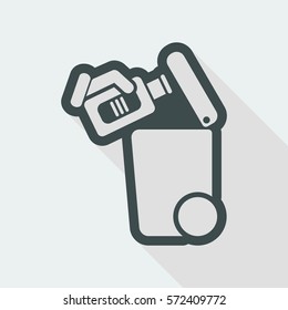 Separate waste collection icon