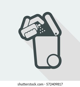Separate waste collection icon