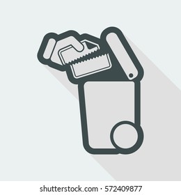 Separate waste collection icon