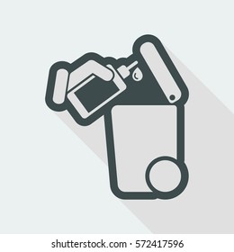 Separate waste collection icon