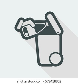 Separate waste collection icon