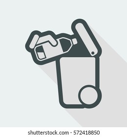 Separate waste collection icon