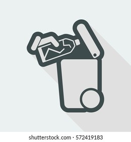 Separate waste collection icon