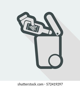 Separate waste collection icon