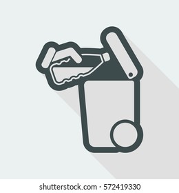 Separate waste collection icon