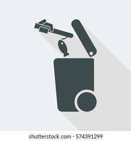 Separate waste collection icon