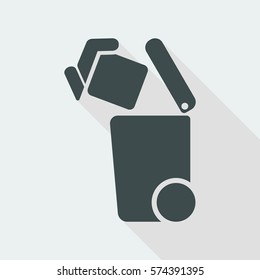 Separate waste collection icon