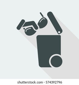 Separate waste collection icon