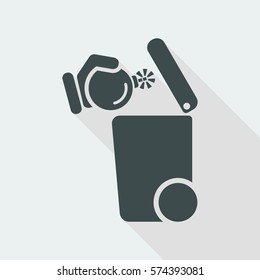 Separate waste collection icon