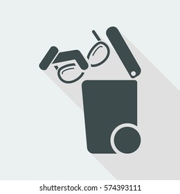 Separate waste collection icon