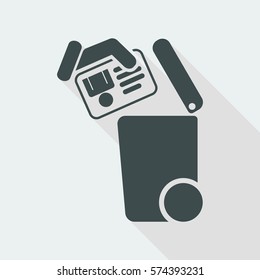 Separate waste collection icon