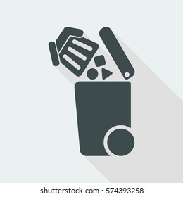 Separate waste collection icon