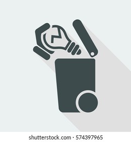 Separate waste collection icon