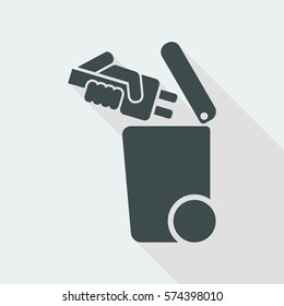 Separate waste collection icon