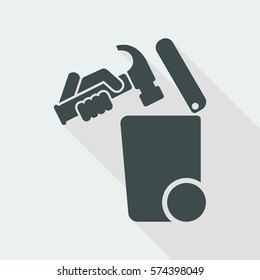 Separate waste collection icon