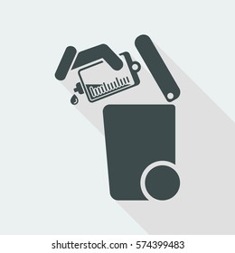 Separate waste collection icon