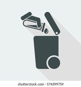 Separate waste collection icon