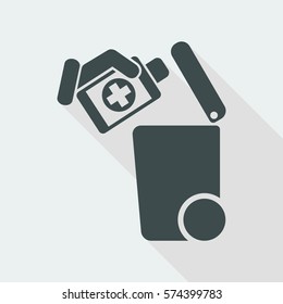 Separate waste collection icon