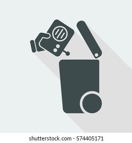 Separate waste collection icon