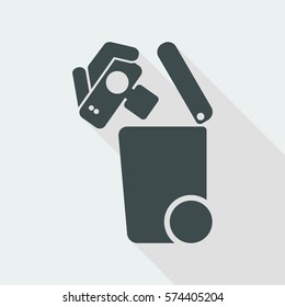 Separate waste collection icon