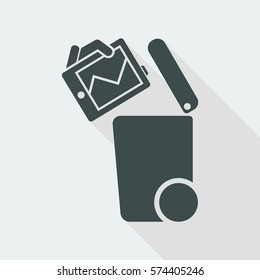 Separate waste collection icon