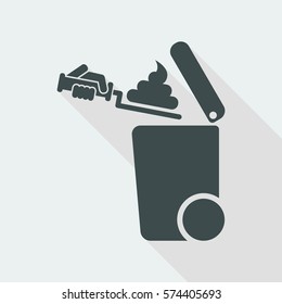 Separate waste collection icon