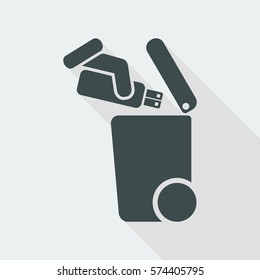 Separate waste collection icon
