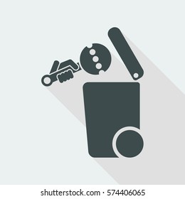 Separate waste collection icon