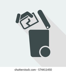 Separate waste collection icon