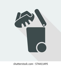 Separate waste collection icon