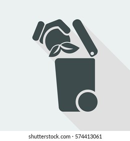 Separate waste collection icon