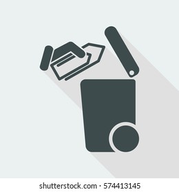 Separate waste collection icon