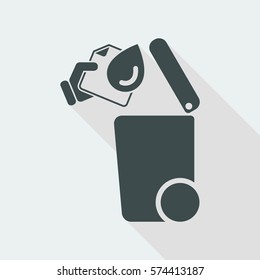 Separate waste collection icon