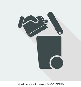 Separate waste collection icon