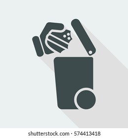 Separate waste collection icon