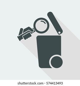 Separate waste collection icon